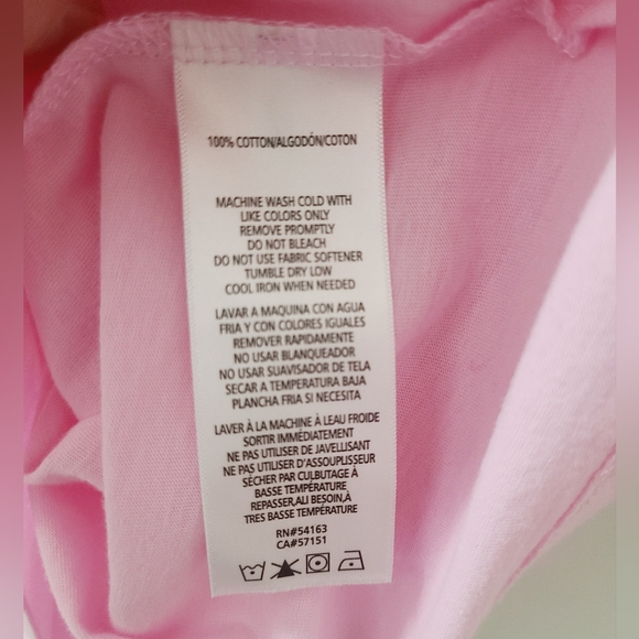 Calvin Klein Jeans Women's Pink Bella Short Sleeve Cotton T-Shirt Sz XL NWT - Picture 10 of 13